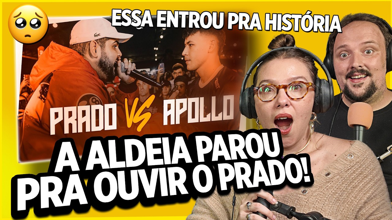 PRADO x APOLLO: O ROUND QUE FEZ A ALDEIA PARAR (BDA 448) - QUEM É O MEU BEBÊ REACT