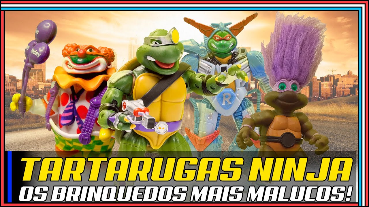 Os Brinquedos Mais Malucos das Tartarugas Ninja!