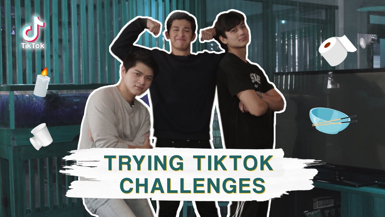 Trying tiktok challenges with Jae Miranda and River Joseph | Aljon Mendoza