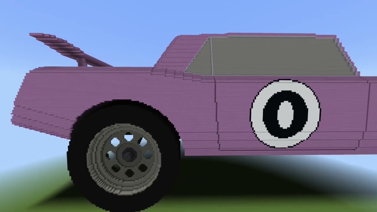 Minecraft Disney Pixar Cars Mega Build - Sonny