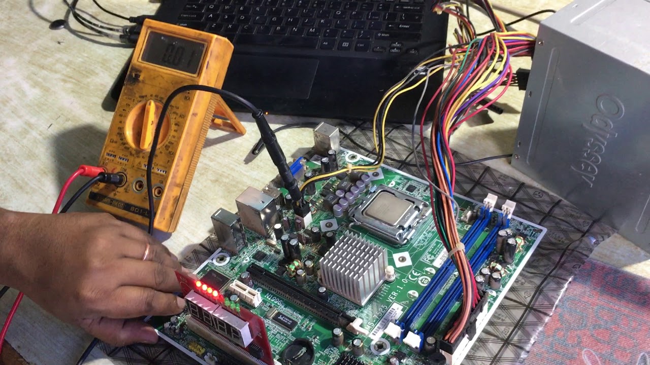 MSI-7525 Power On But No Display.