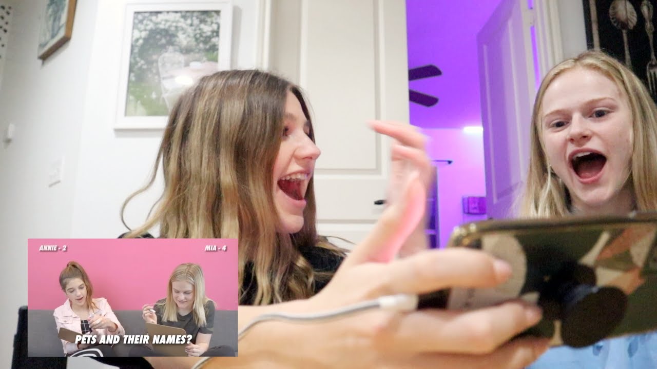 reacting to our old collabs Ft. Annie Rose & Mia Dinoto