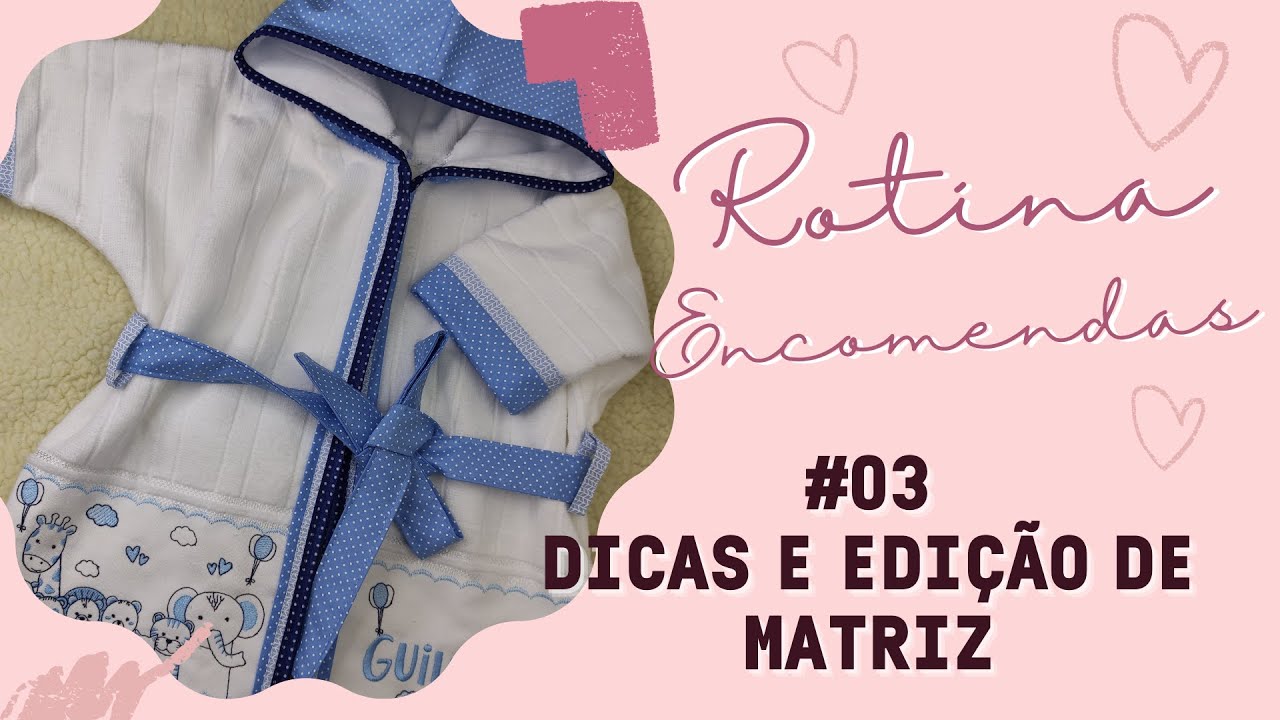 Dicas de costura - Como Editar Matriz - Ponto Decorativo