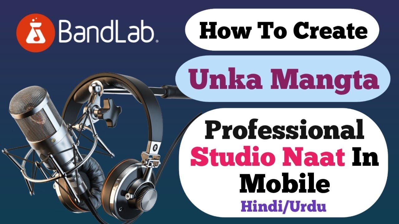 How To Create Studio Naat In Mobile Bandlab || Making Unka Mangta