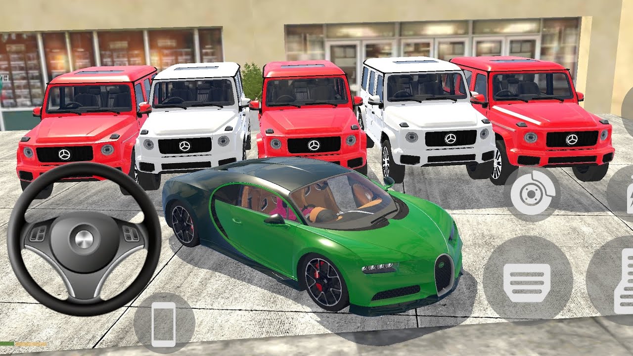 Squid game soldier Just Bought a Bugatti car in indian bikes driving 3d 🎮😈💥#gameplay