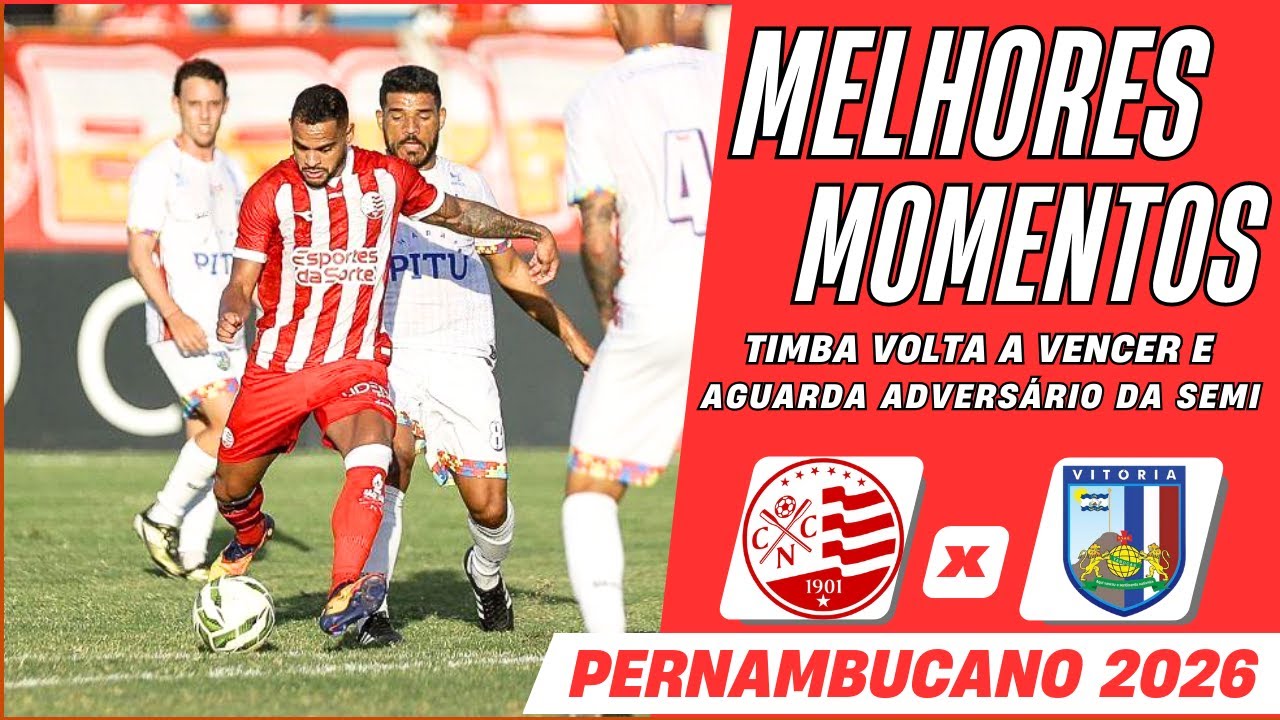 TIMBA VOLTOU A VENCER! VITÓRIA-PE 2 X 3 NÁUTICO - MELHORES MOMENTOS - PERNAMBUCANO 2026