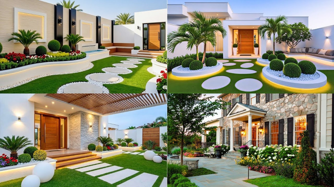 New Trendy Modern Home Garden Design Ideas 2026 | Garden Fence & Front Yard Landscaping Ideas