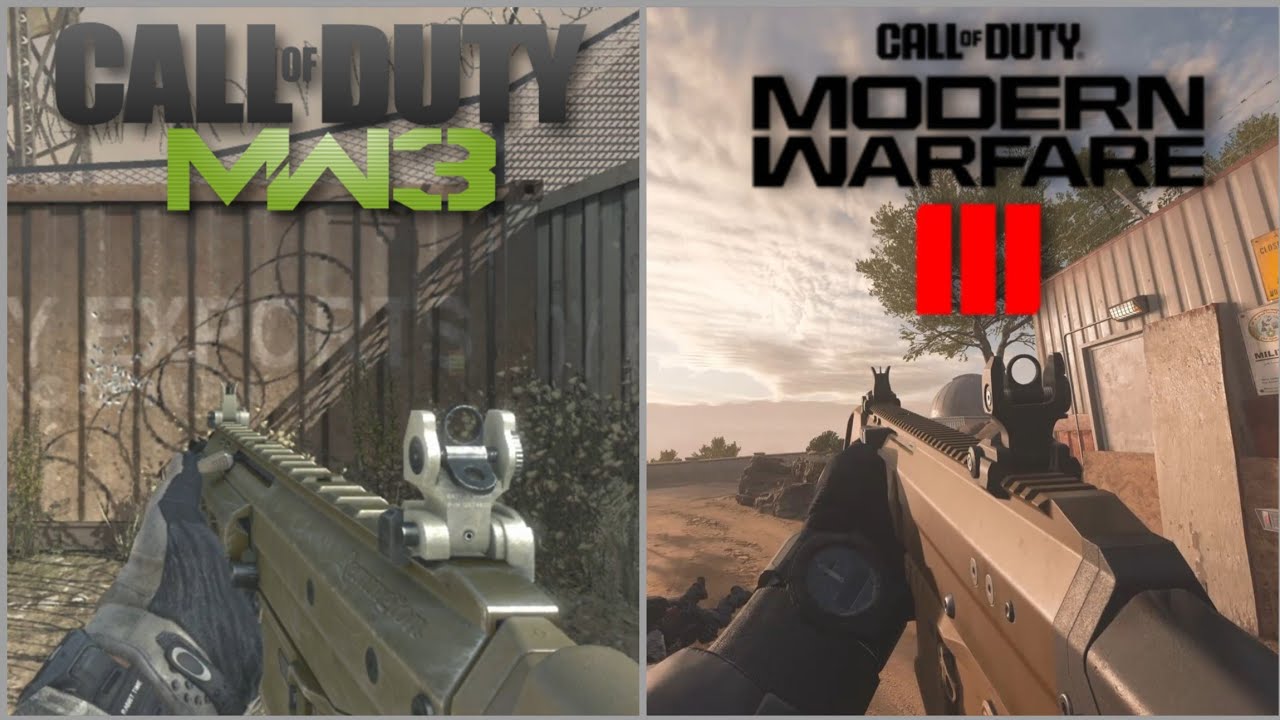 MW3 (2011) vs MWIII (2023) | Weapon Comparison