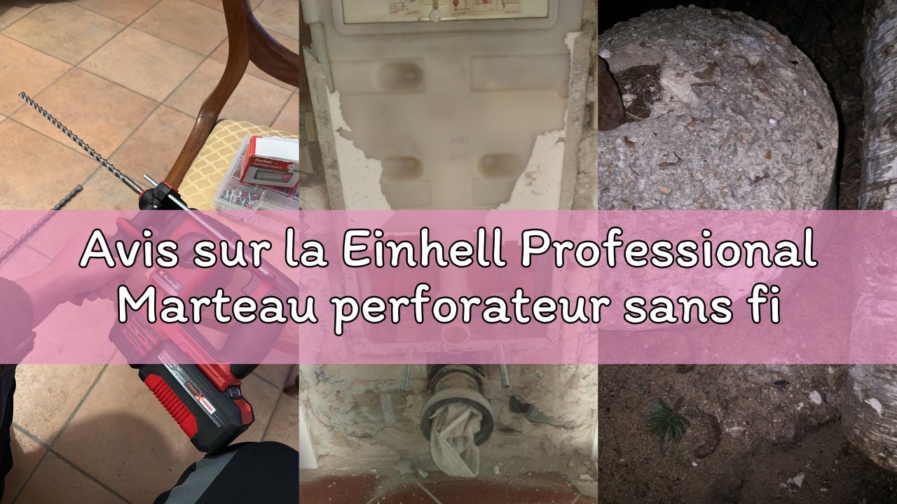 Avis sur la Einhell Professional Marteau perforateur sans fil TP-HD 18/28 Li BL +4 (1 x 3,0 Ah+) Pow