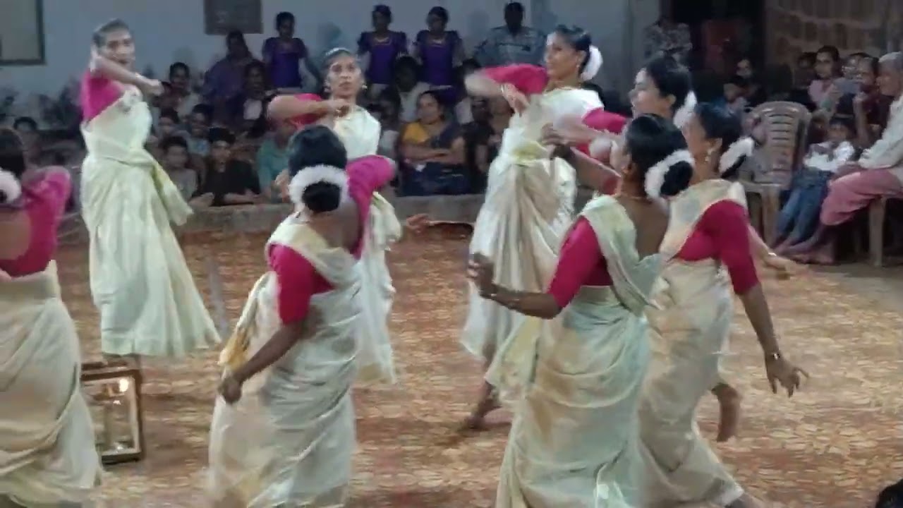 താളത്തിനൊത്ത ചുവടുകൾ വെച്ച്  കാവുംപള്ളം ശ്രീ ധർമശാസ്ത ഭജന മന്ദിര മാതൃ സമിതി #kaikottikkali #youtube 