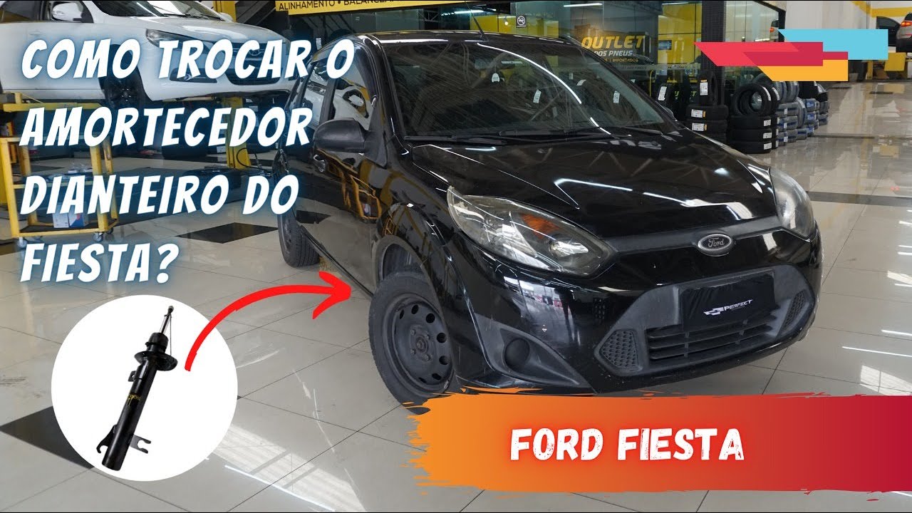 TROCA DO AMORTECEDOR DIANTEIRO | FORD FIESTA