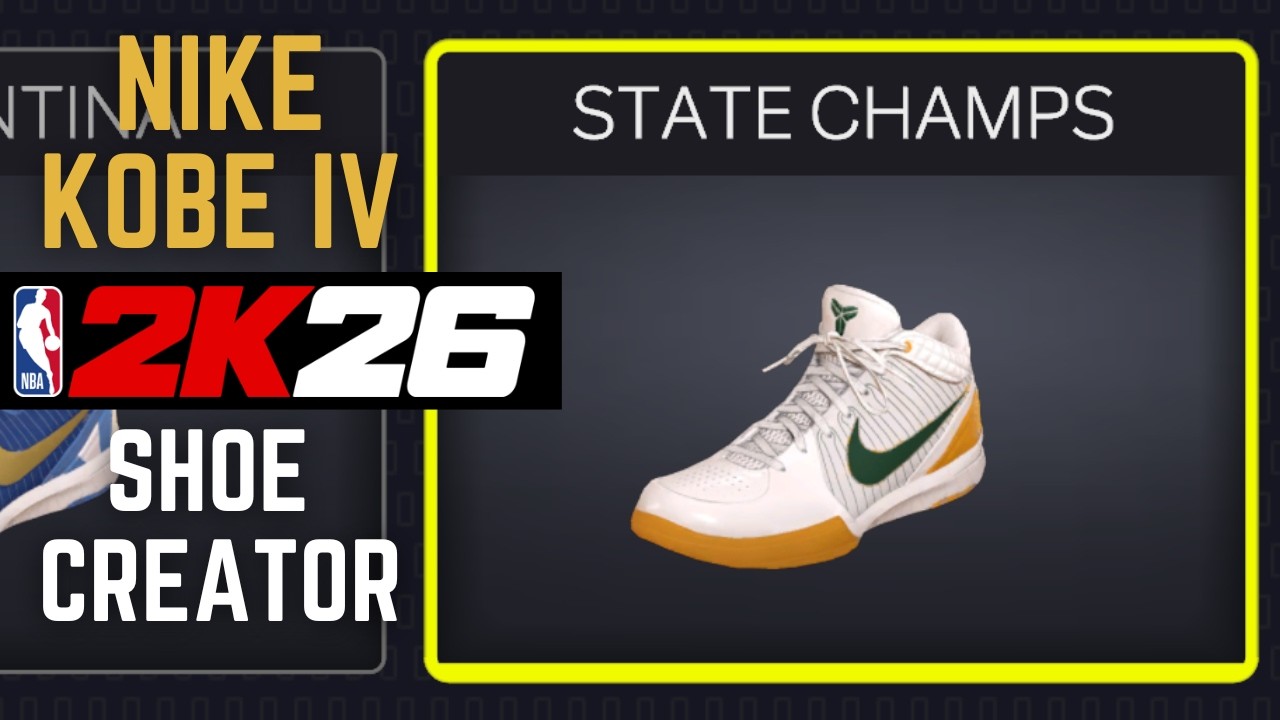 Nike Kobe IV State Champs NBA2K26 Shoe Creator