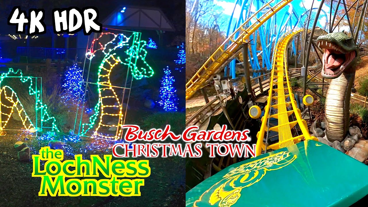 Loch Ness Monster ChristmasTown POVs at Busch Gardens Williamsburg
