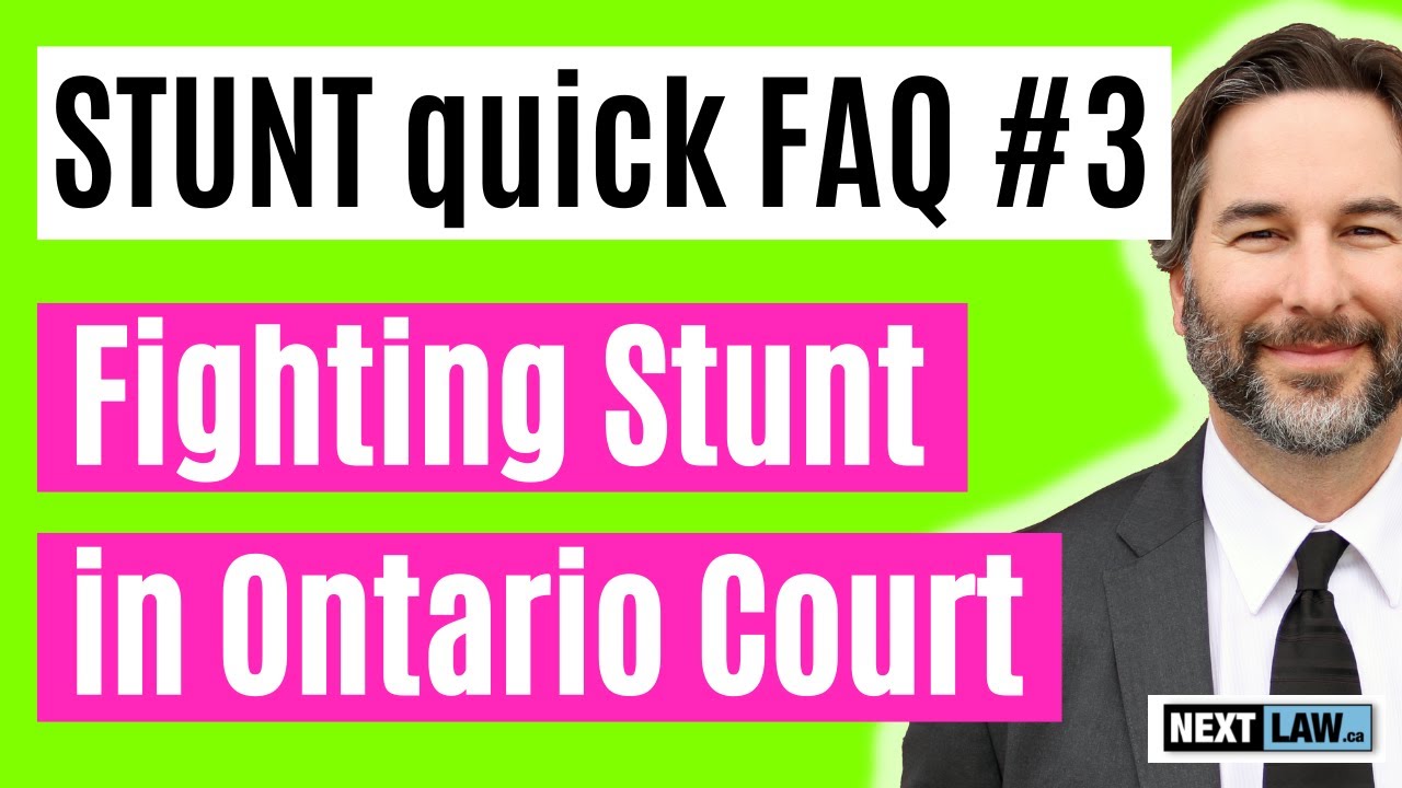How do I fight stunt driving charges in the Ontario court?