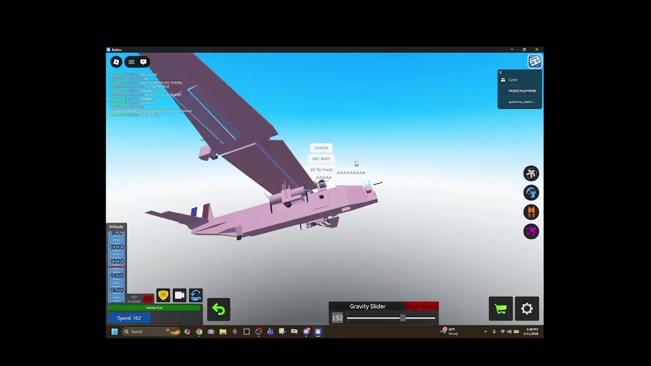 Cyclic tries to wing-walk on my unfinished Farman F.222.2! (2026 01 11)