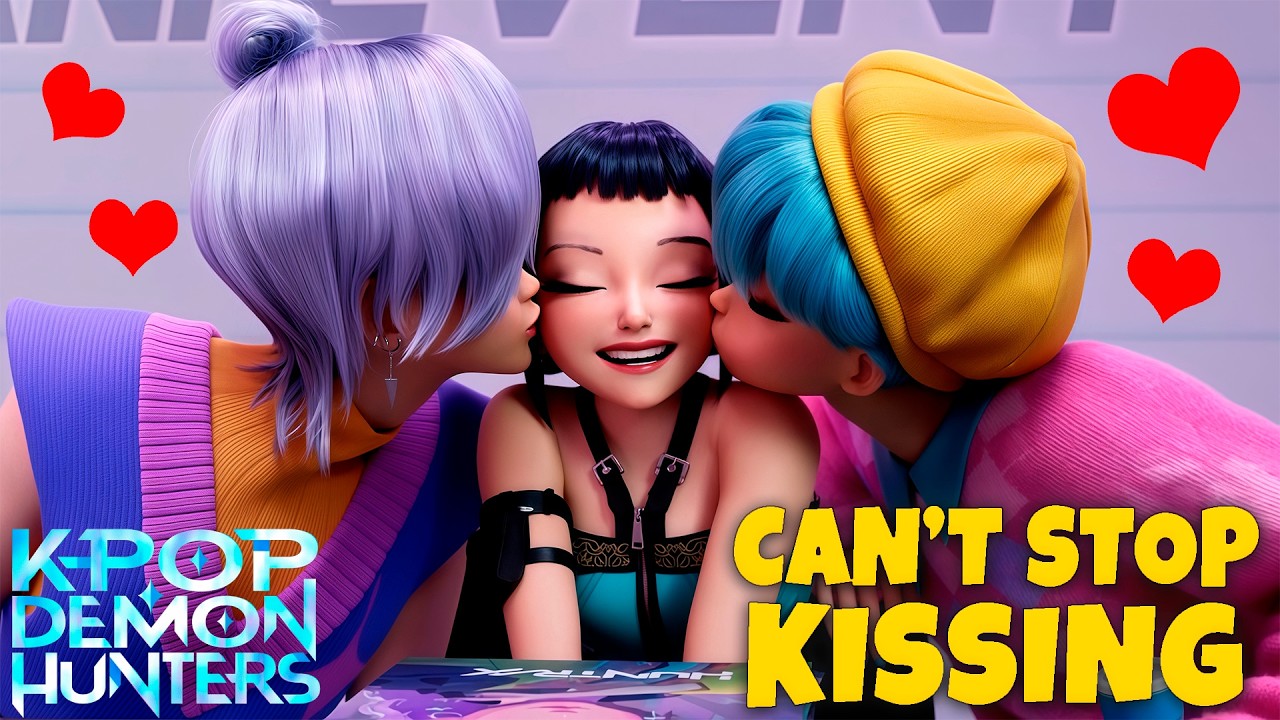 Can't Stop Kissing 💕 Huntrix x Saja Boys | KPop Demon Hunters Ships Explode! Fan Edit