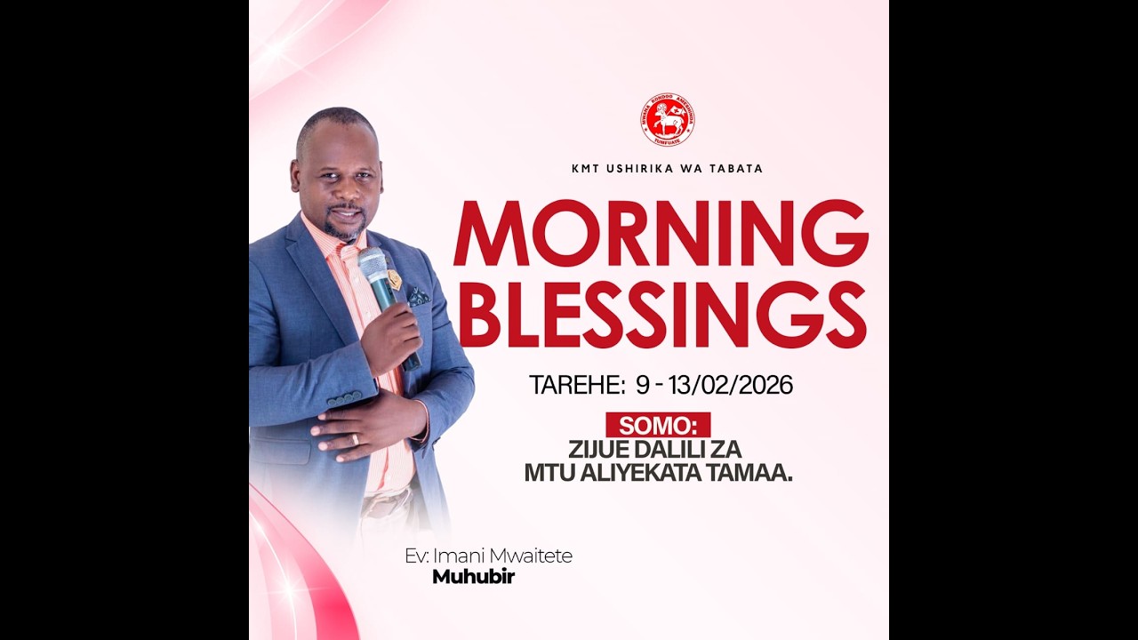 MORNING BLESSINGS.