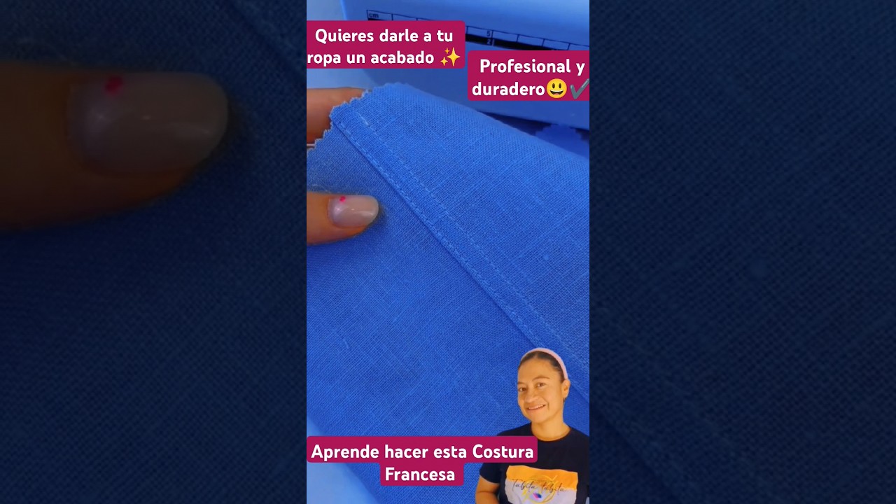 aprende hacer esta costura francesa en dos pasos #sew #sewingtips #coser #costura