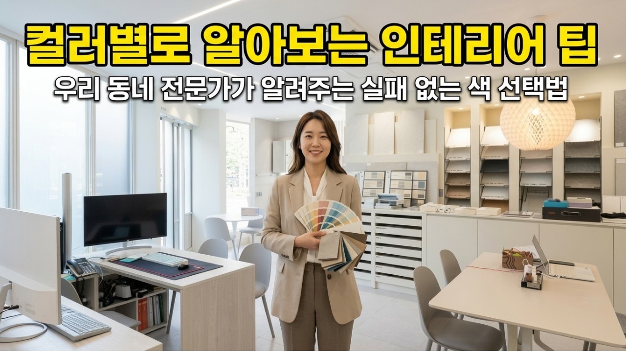 컬러별로 알아보는 인테리어 팁 우리 동네 전문가가 알려주는 실패 없는 색 선택법