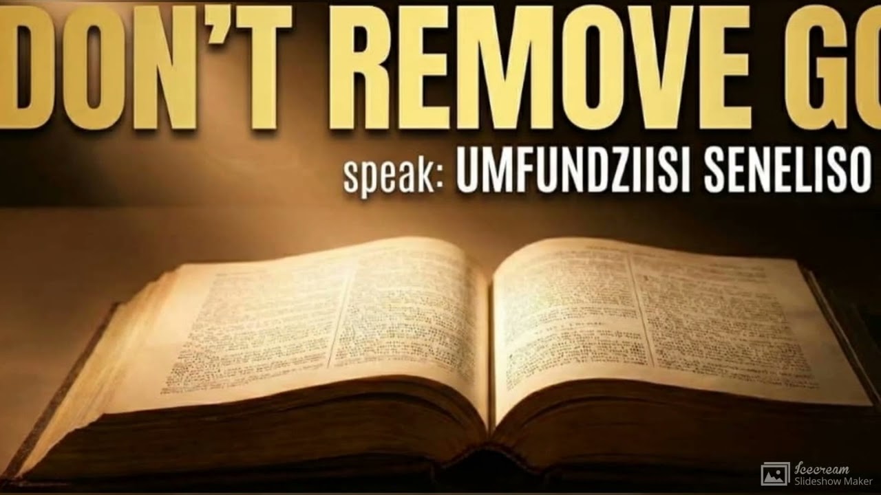 Don't Remove GOD