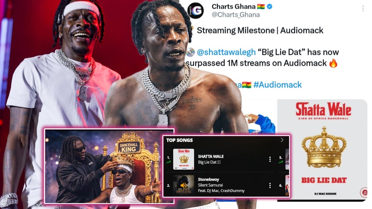 watch hw shatta's BigLieDat diss to stoneb still chartin nö1 for 7days, stoneb indirectly reply diss