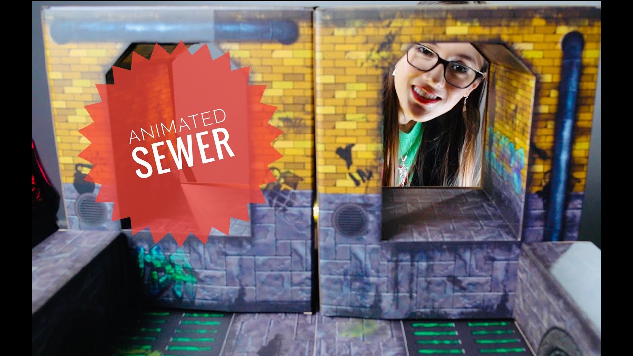 EXTREME-SETS ANIMATED SEWER POP-UP DIORAMA 1/12