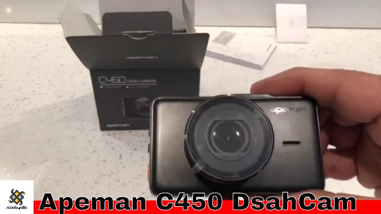 Apeman C450 Dash Camera Unboxing