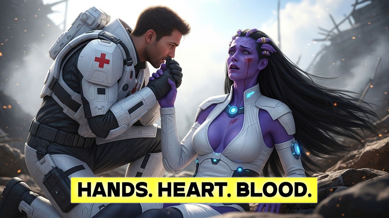 The Human Medic Held the Dying Warlord’s Hand — What He Whispered Stopped the Battle
