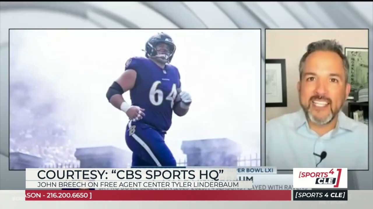 CBS Sports' John Breech on Browns Free Agent Option Tyler Linderbaum - Sports4CLE, 2/10/26