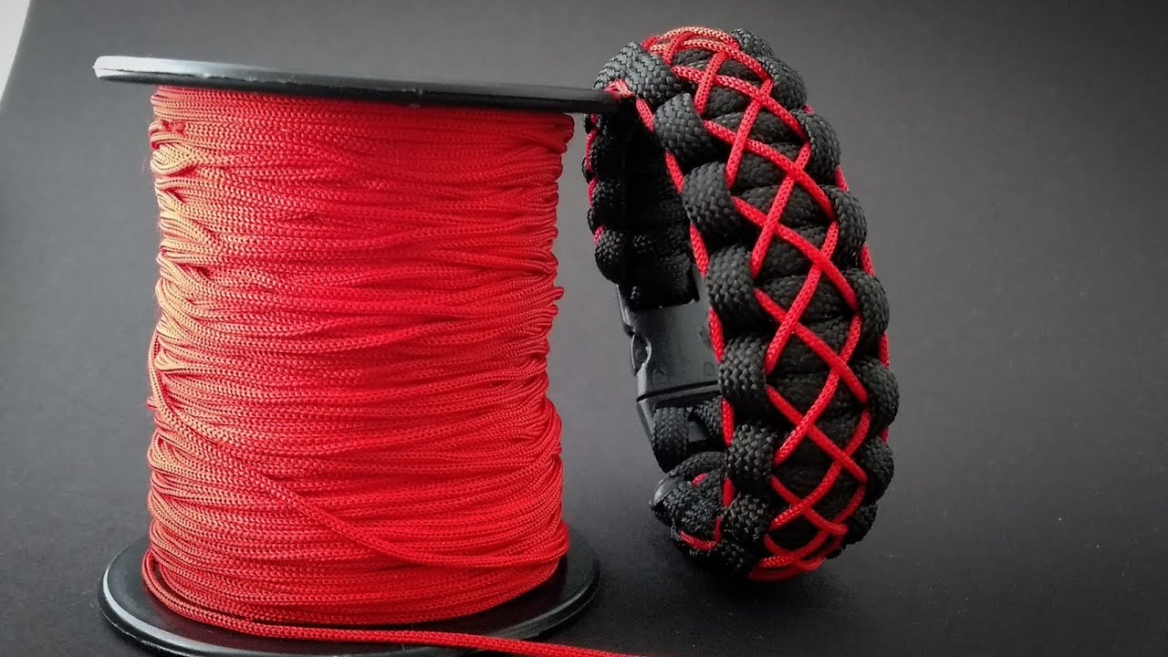 Paracord bileklik üzerine işleme yapmak #OGrenYAP#