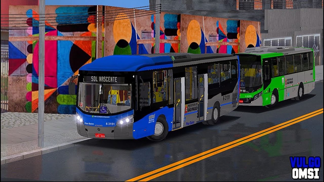 🔵[OMSI 2] Caio Millennium BRT O-500U BlueTec 5 - Mapa SP Área 1 Linha 1019-10