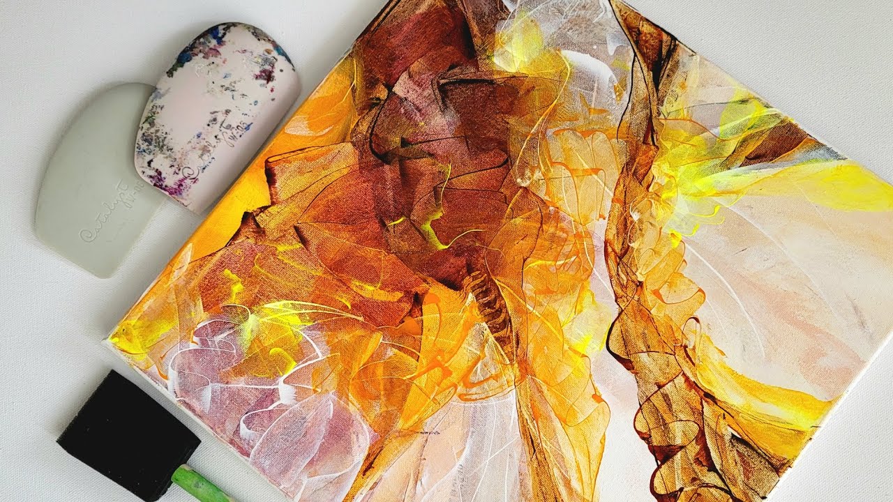 Как использовать Catalyst Blade для начинающих | Техники акриловой живописи | Peinture acrylique