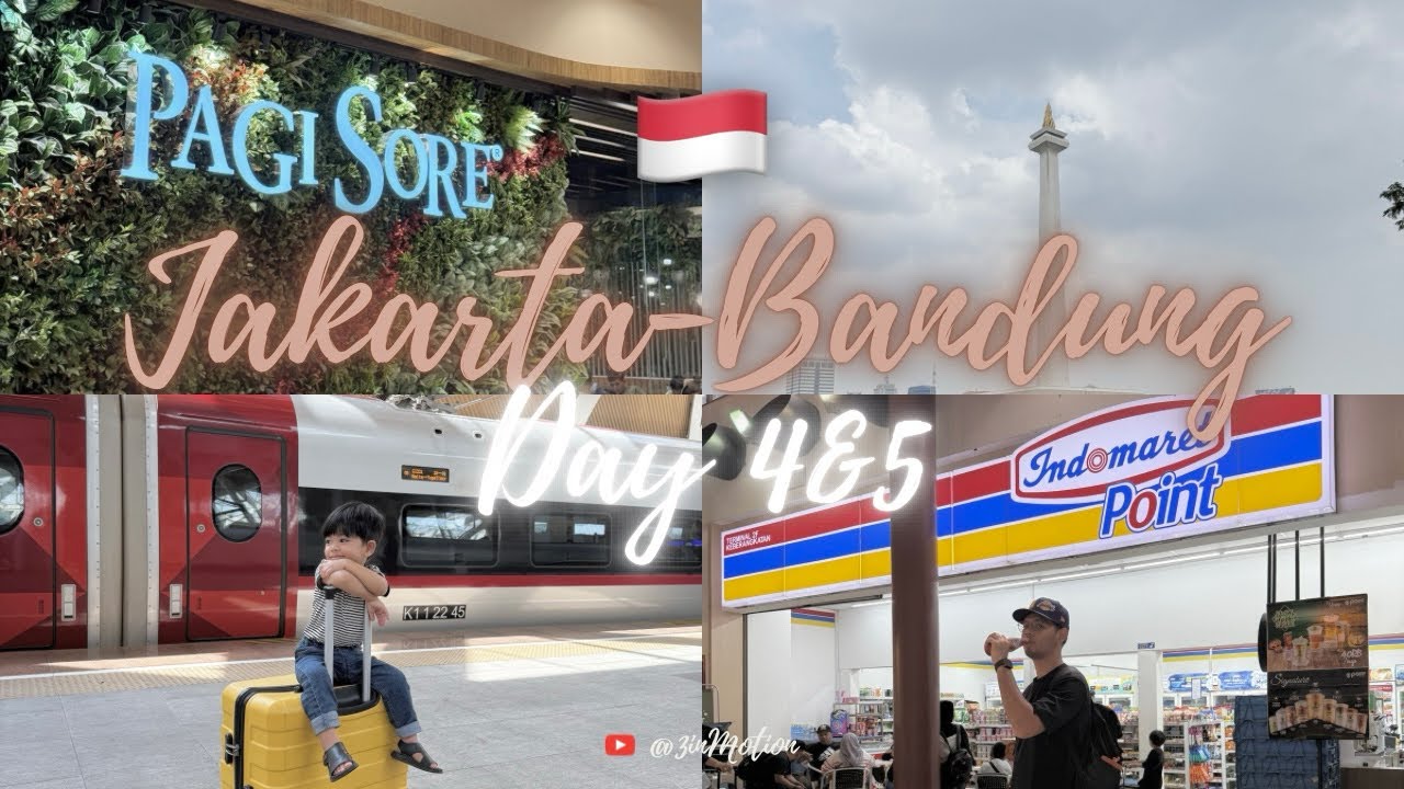 VLOG | Tempat wajib pergi sebelum balik; MONAS & Pagi Sore 🍛🍽️ | JKT-BDG Trip w our 2 years old