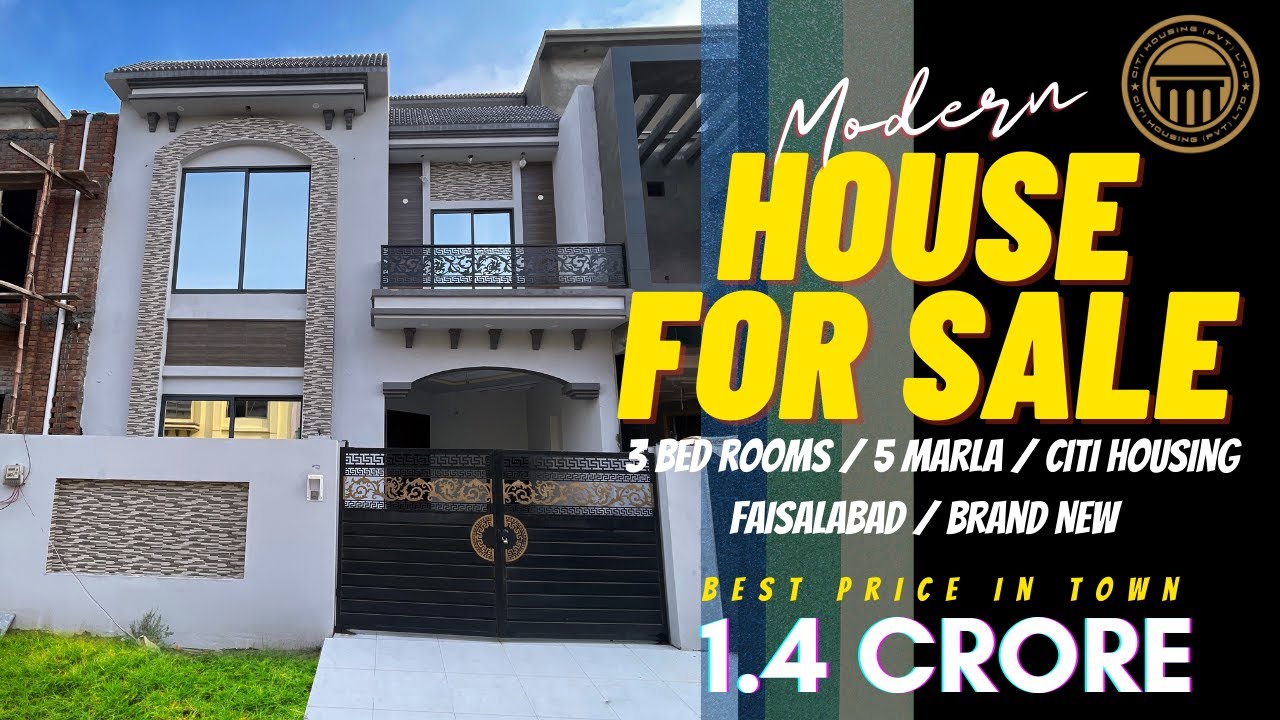 5 Marla Modern House for sale Citi Housing Society