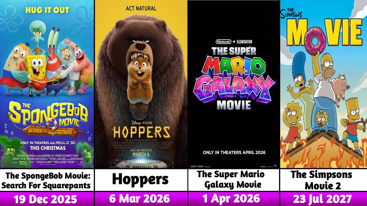 Every Animated Movie Sequel List (2025-Upcoming) Updated Edition!