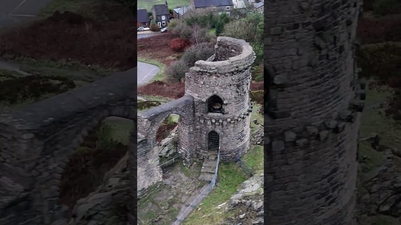 Epic view of mowcop castle  