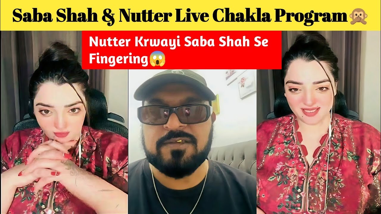 Saba Shah & Nutter Full Live Chakla Program On Tiktok🙊 | Tiktoker Viral Video