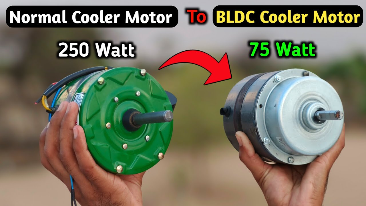 Normal Cooler Motor To Make BLDC Cooler Motor | How To Make BLDC Cooler Motor