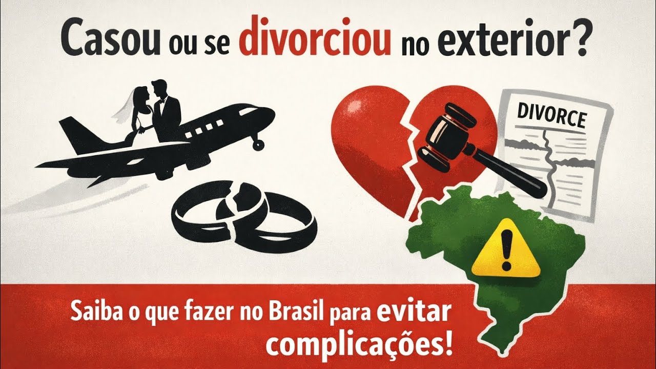 Casou ou se divorciou no exterior? Saiba o que fazer no Brasil para evitar complicações 