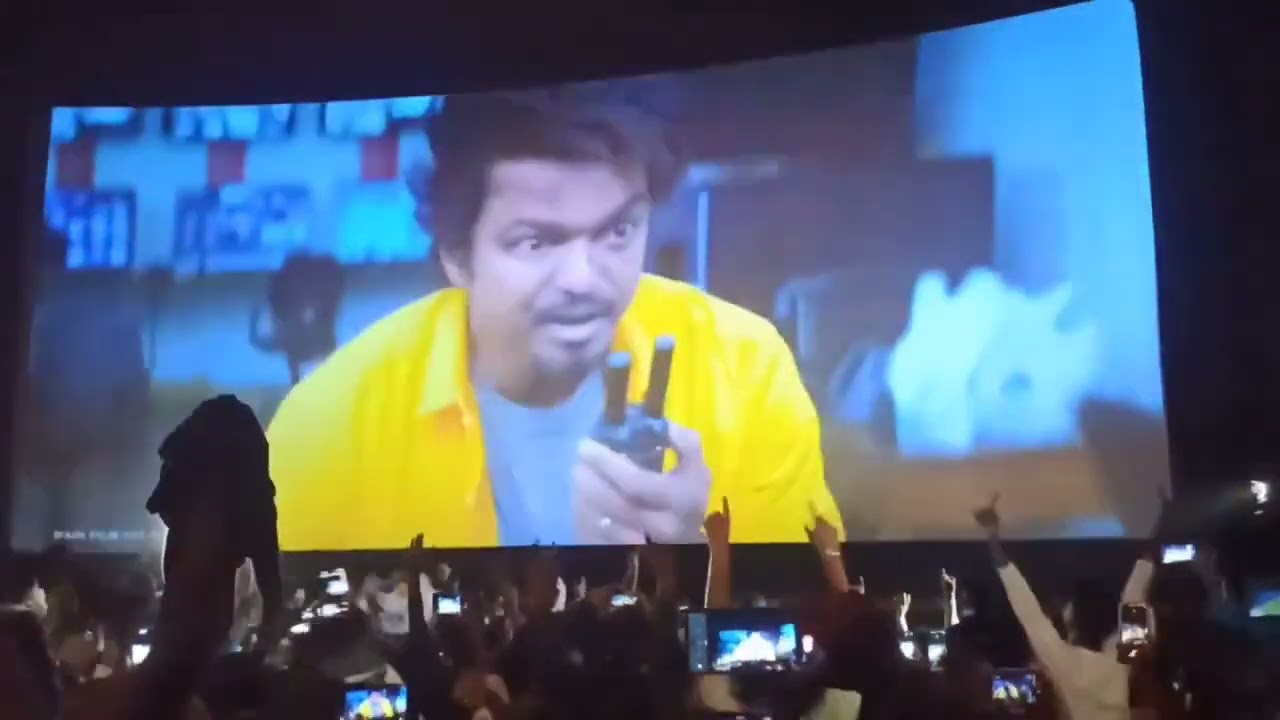 GOAT offical Trailer Theatre response 🔥 Thalapathy Vijay goat celebration 🎊