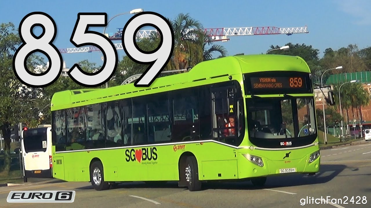 [SMRT] New Hybrid Buses Debut on Service 859/A/B - Volvo B5LH MCV eVoRa