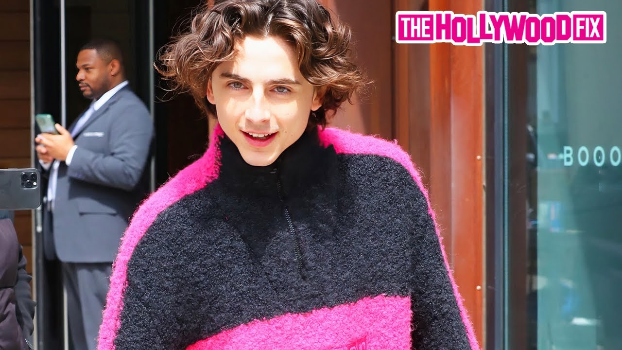 Kylie Jenner's New Boyfriend Timothee Chalamet Rushes Back To His Trailer To Call Her While On Set