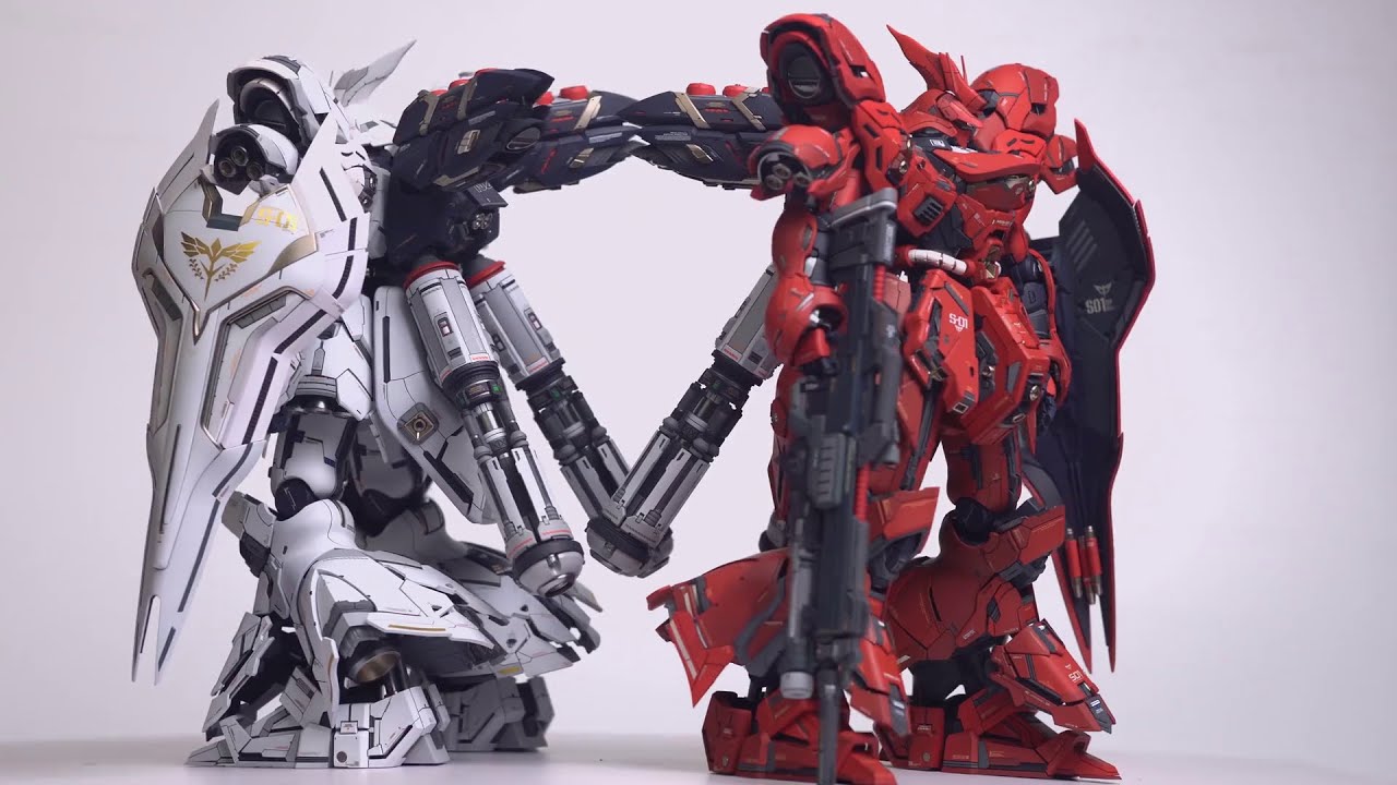 MG Sazabi ver.KA custom paint with YJL convertion kit in White and Red 🔥
