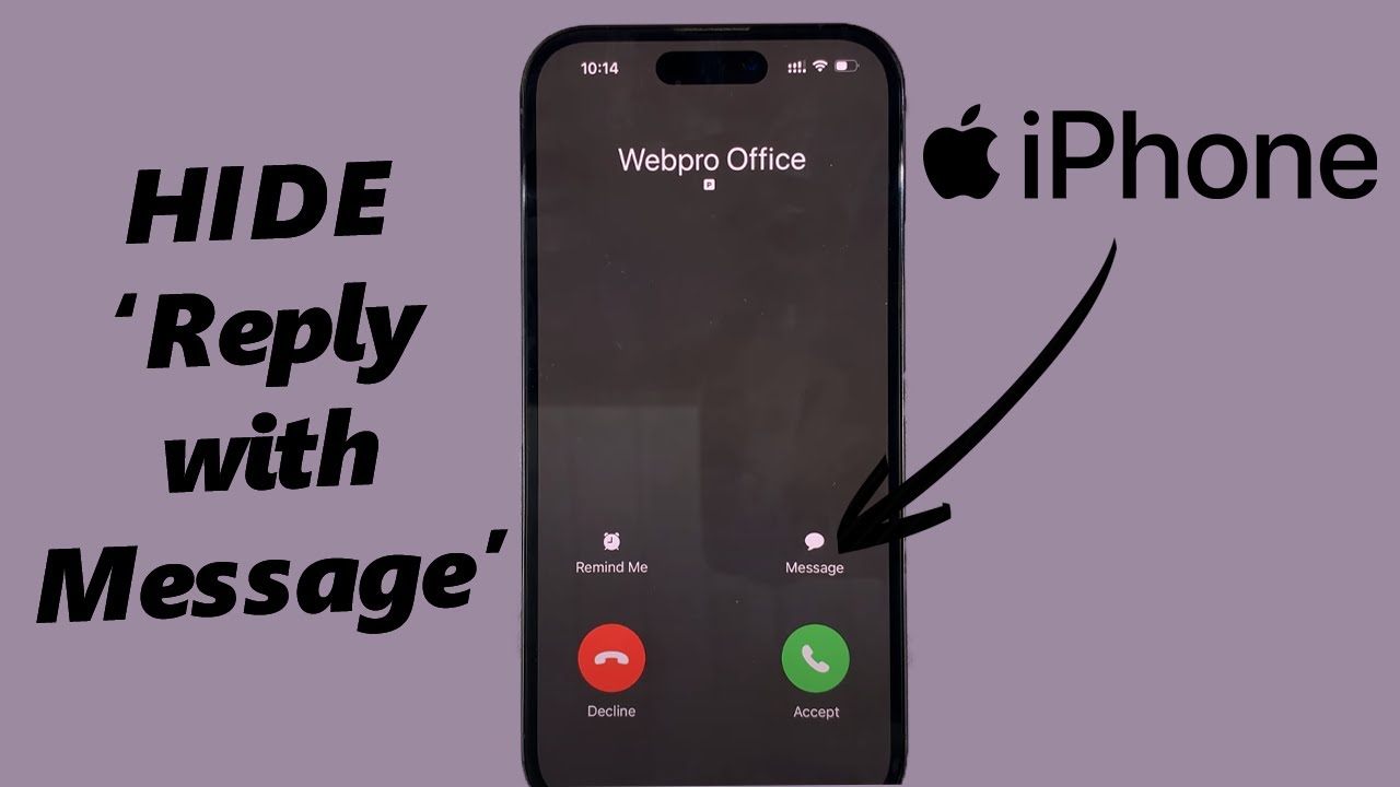 Как скрыть функцию &laquo;Ответить сообщением&raquo; на экране блокировки iPhone