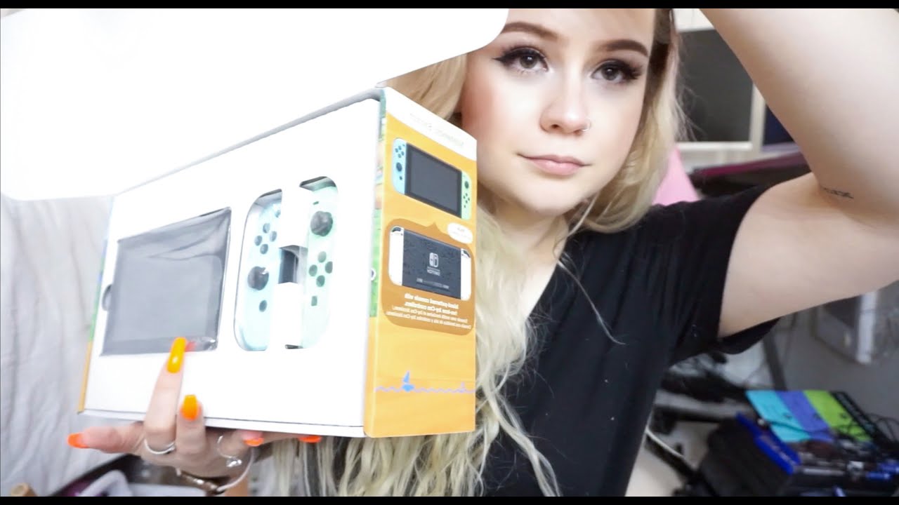 ASMR Animal Crossing Switch Unboxing