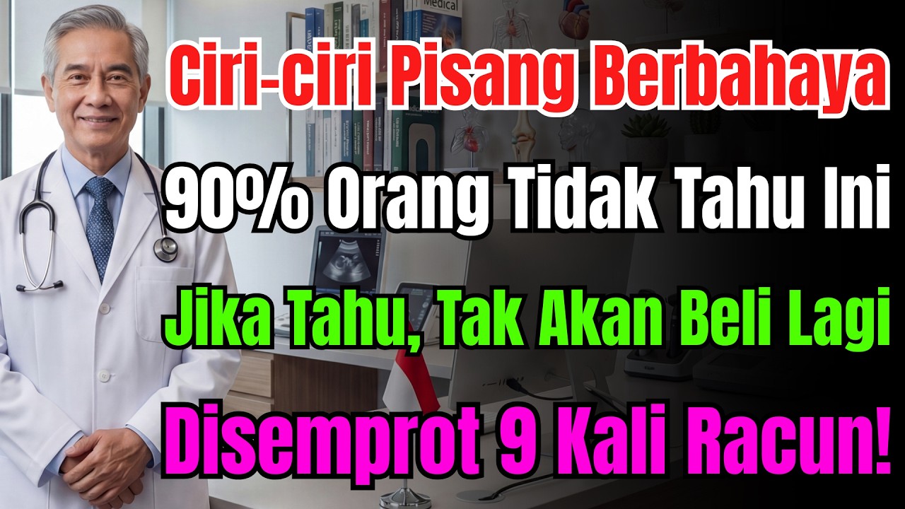 Stop! Jangan Makan Pisang Ini. Ada 9 Racun Penyebab Stroke & Gagal Ginjal, Tapi Dimakan Tiap Hari