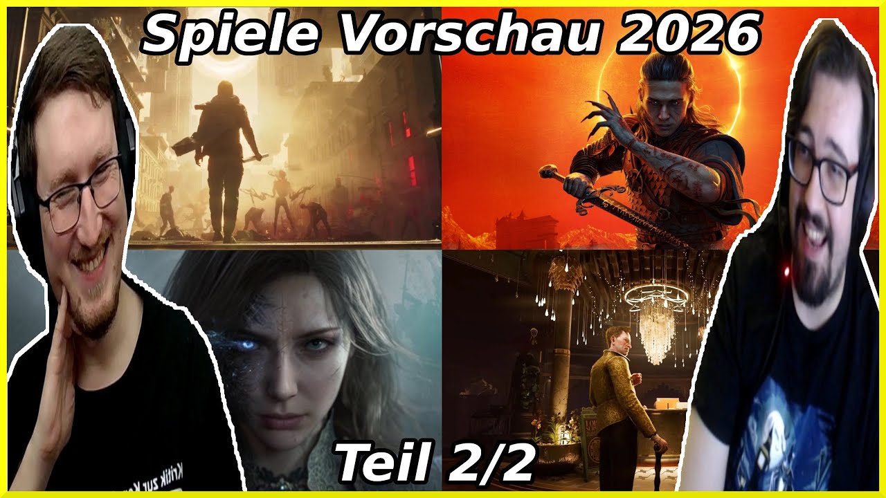 Graustausch 349: Die Spiele 2026 (2/2) - Worauf freuen wir uns? [Vorschau 2026 Games]