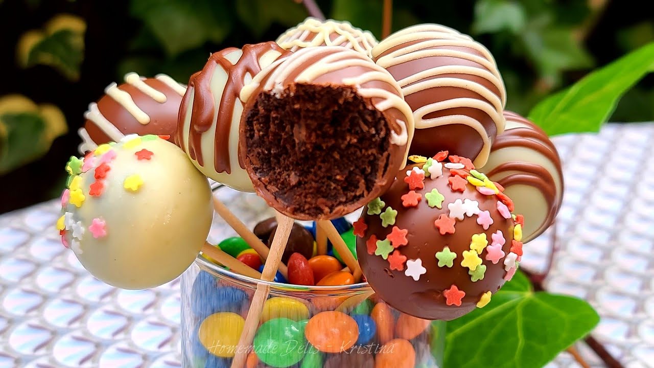 Кейк попс (сладкиши на клечки) направини с подръчни материали 🍭