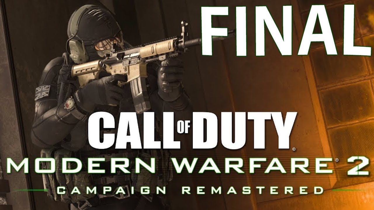 Call of Duty Modern Warfare 2 Remastered - FINAL ÉPICO!!!!!! [PS4 Pro - Playthrough]