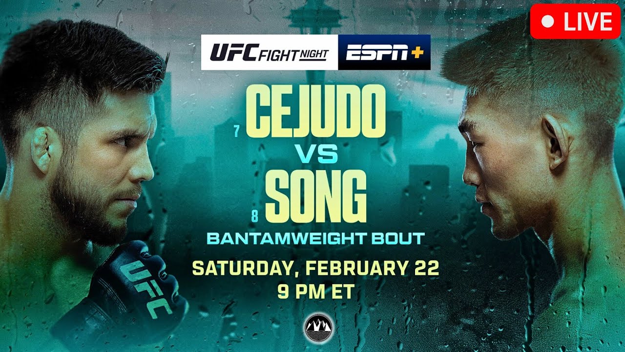 UFC Fight Night: Cejudo vs. Song | LIVE STREAM | MMA Fight Companion PRELIMS & MAIN CARD | Seattle